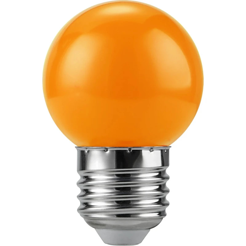SPL E27 LED Kogellamp | 1W Oranje 230V  | 320°