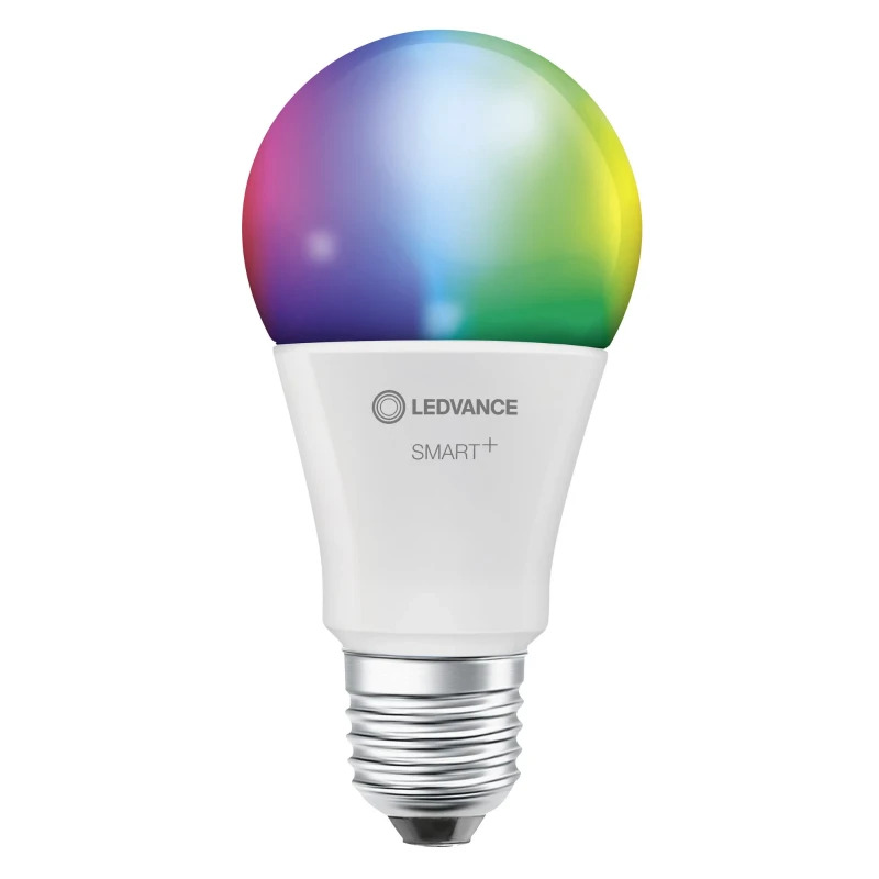 LEDVANCE Slimme LED lamp met WiFi technologie, E27-basis matte optiek ,RGBW-kleuren veranderbaar, lichtkleur veranderbaar (27--K-65--K), 1521 Lumen, substituut voor 1--W-verlichtin