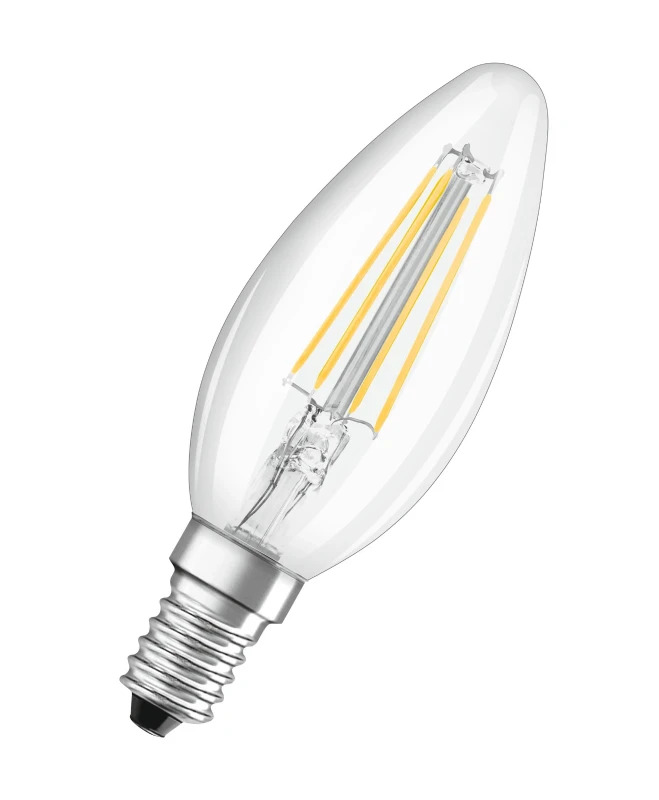 OSRAM BTE2 LED-lamp Flame helder filament - 4 W = 40 W - E14 - Koel wit